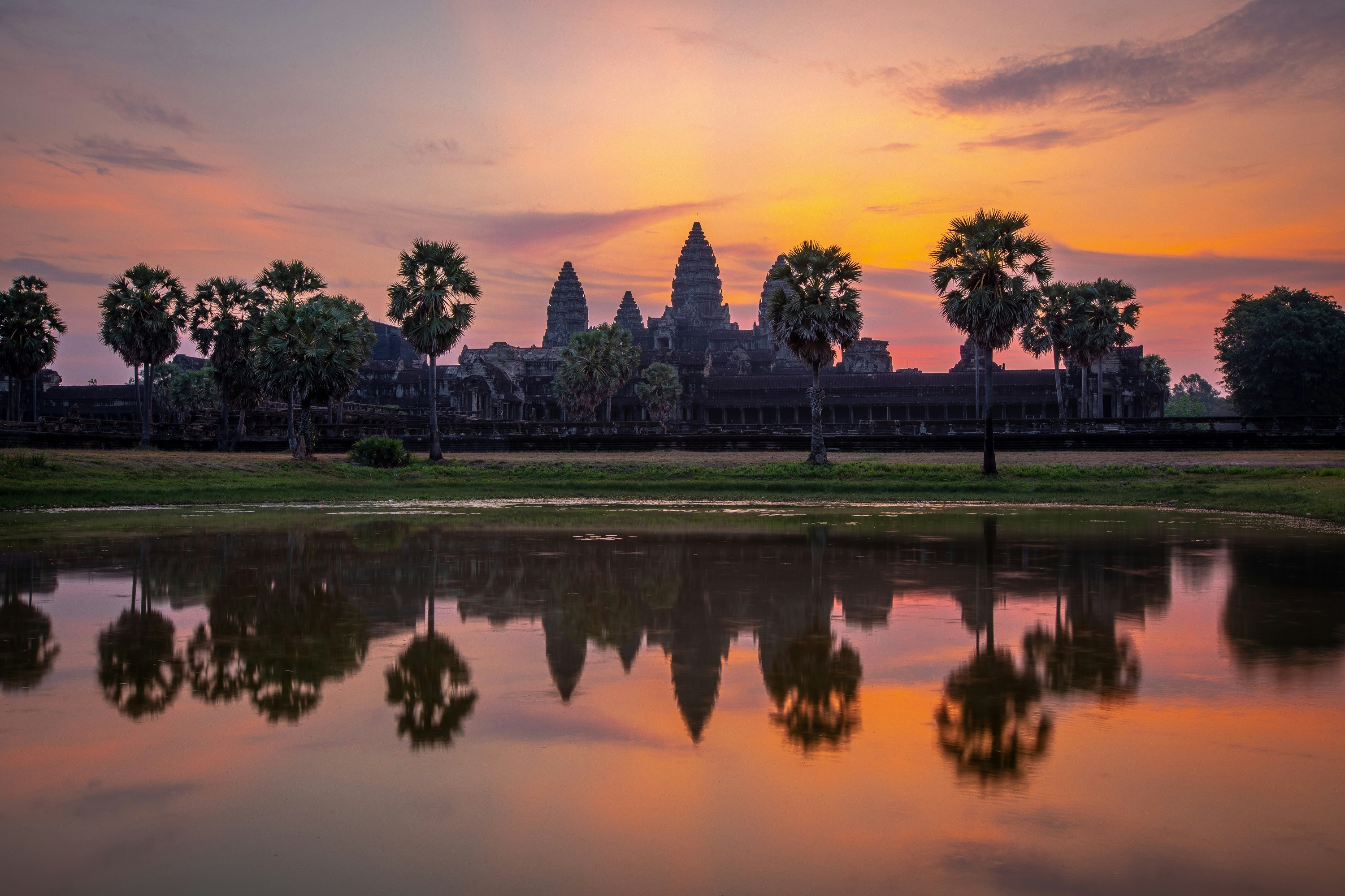 Cambodian sunset