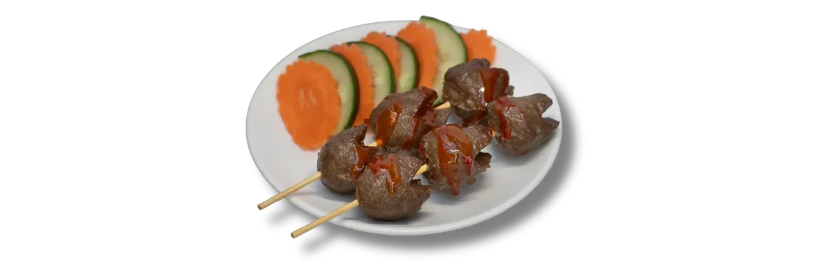 Brochette de Boulette de Boeuf